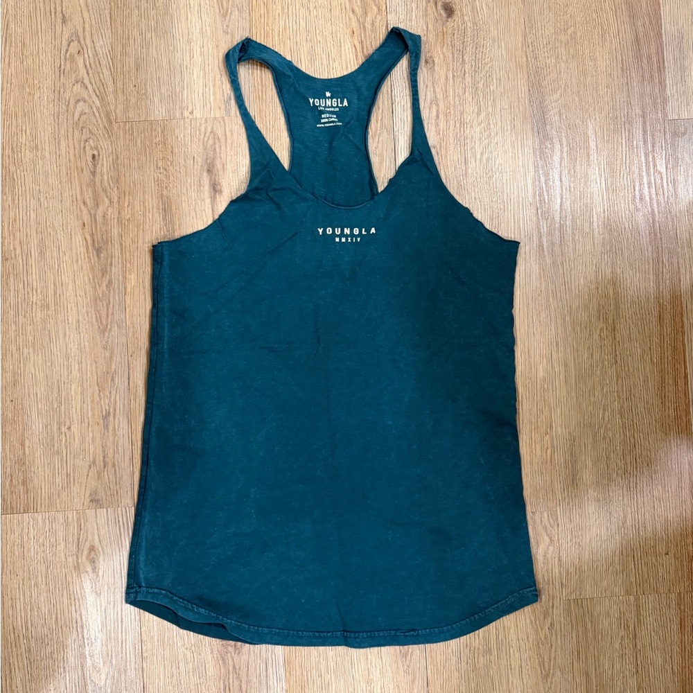YoungLA Men's Stringers - Black, Teal, Light Blue - Picture 5 of 10